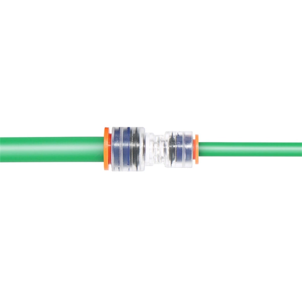 SC pipe enters the distribution box and grounds