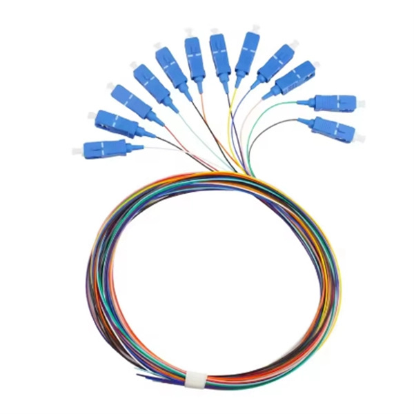 What is the function of the fiber optic pigtail 