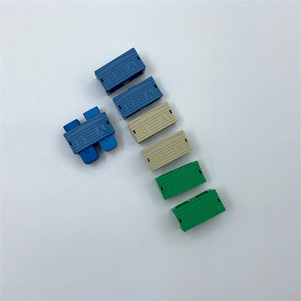 What is a surface-mount fiber optic connector adapter 