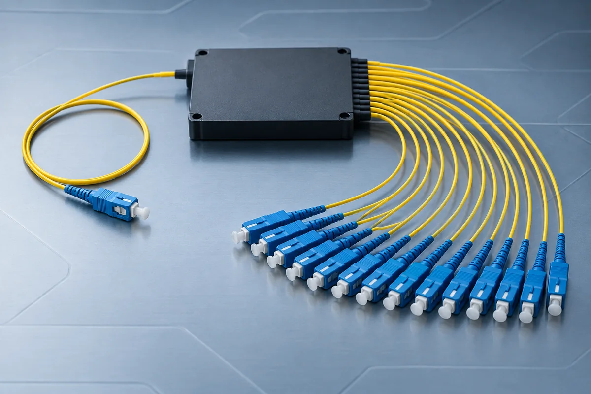 Connectorised passive optical splitter